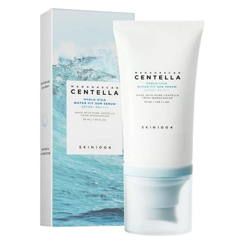 کرم ضد آفتاب بدون رنگ سنتلا، 50 SPF، مدل 1004، مناسب پوست حساس، نرمال و خشک و حجم 50 میلی‌لیتر، محافظت کننده در برابر اشعه UVA و UVB، بدون تست حیوانی، ++++PA، آبرسان، ضد التهاب، با ماندگاری 3 ساعته