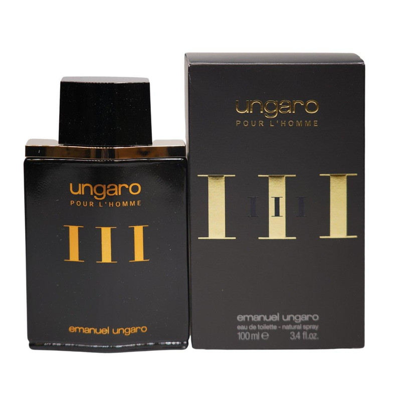 ادو تویلت مردانه امانویل اونگارو مدل Ungaro pour L'Homme III حجم 100 میلی لیتر
