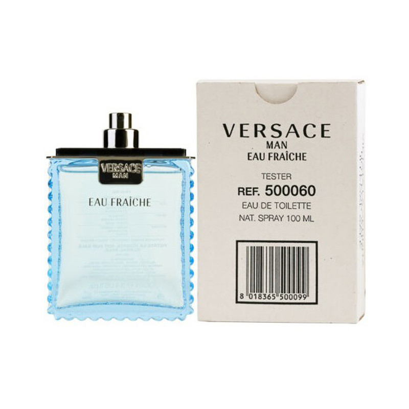 تستر ادو تویلت مردانه ورساچه مدل Versace Man Eau Fraiche حجم 100 میلی لیتر