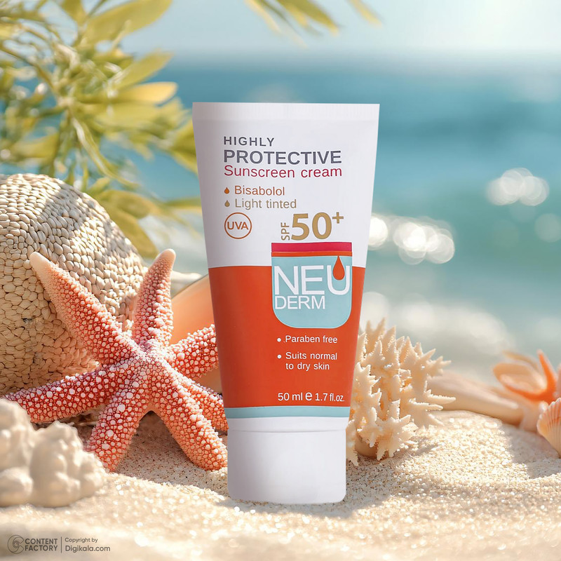 کرم ضدآفتاب نئودرم مدل Highly Protective SPF50، حجم 50 میلیلیتر