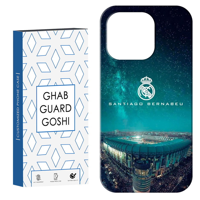 کاور قاب گارد گوشی طرح رئال مادرید کد Dimo-587 مناسب برای گوشی موبایل اپل IPHONE 16 PRO MAX