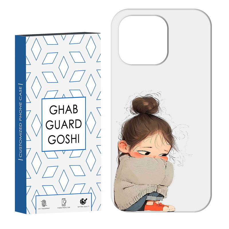 کاور قاب گارد گوشی طرح دختر ملوس کد Dimo-966 مناسب برای گوشی موبایل اپل IPHONE 13 PRO MAX