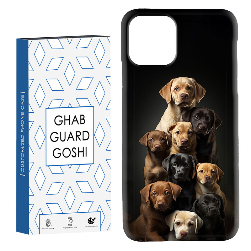 کاور قاب گارد گوشی طرح سگ کد Dimo-378 مناسب برای گوشی موبایل اپل IPHONE 11