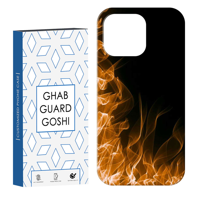 کاور قاب گارد گوشی طرح آتیش کد Dimo-932 مناسب برای گوشی موبایل اپل IPHONE 13 PRO