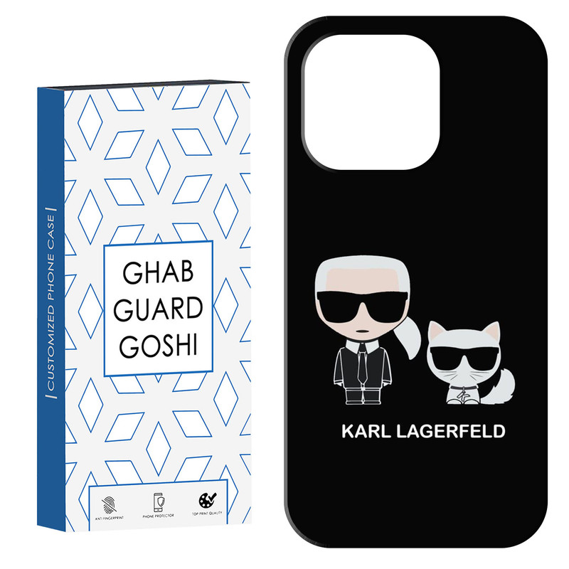 کاور قاب گارد گوشی طرح karl کد Dimo-042 مناسب برای گوشی موبایل اپل IPHONE 15 PRO