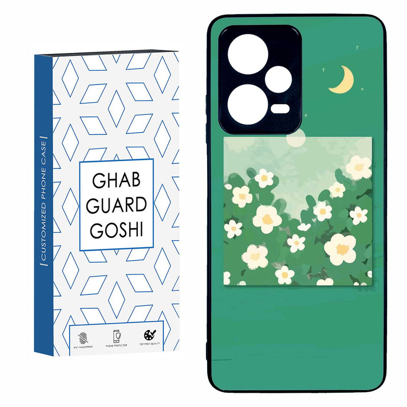 کاور قاب گارد گوشی طرح گل کد TPU-028 مناسب برای گوشی موبایل شیائومی REDMI NOTE 12 PRO 5G