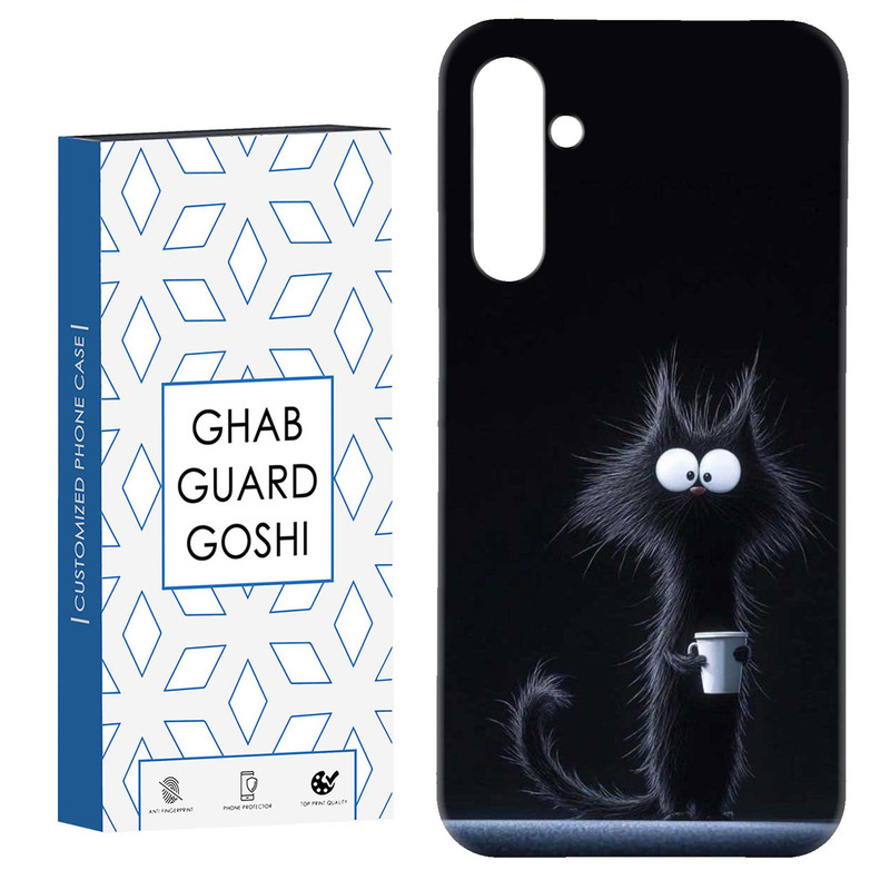 کاور قاب گارد گوشی طرح گربه کد Dimo-808 مناسب برای گوشی موبایل سامسونگ Galaxy A34 / A34 5g