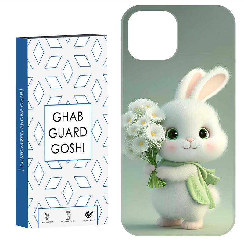 کاور قاب گارد گوشی طرح خرگوش کد Dimo-363 مناسب برای گوشی موبایل اپل IPHONE 12 / 12 PRO