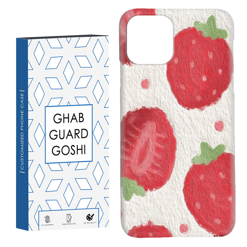 کاور قاب گارد گوشی طرح توت فرنگی کد Dimo-922 مناسب برای گوشی موبایل اپل IPHONE 11 PRO MAX