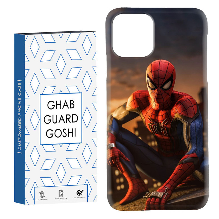 کاور قاب گارد گوشی طرح مرد عنکبوتی کد Dimo-284 مناسب برای گوشی موبایل اپل IPHONE 11