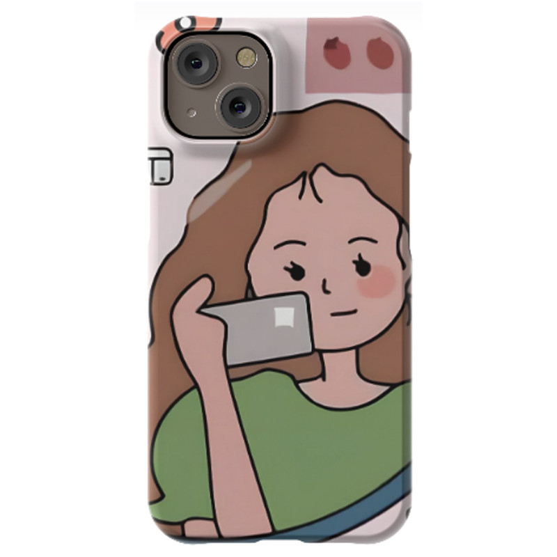 کاور طرح دختر کد DIMO-005 مناسب برای گوشی موبایل اپل iphone 13 / 14
