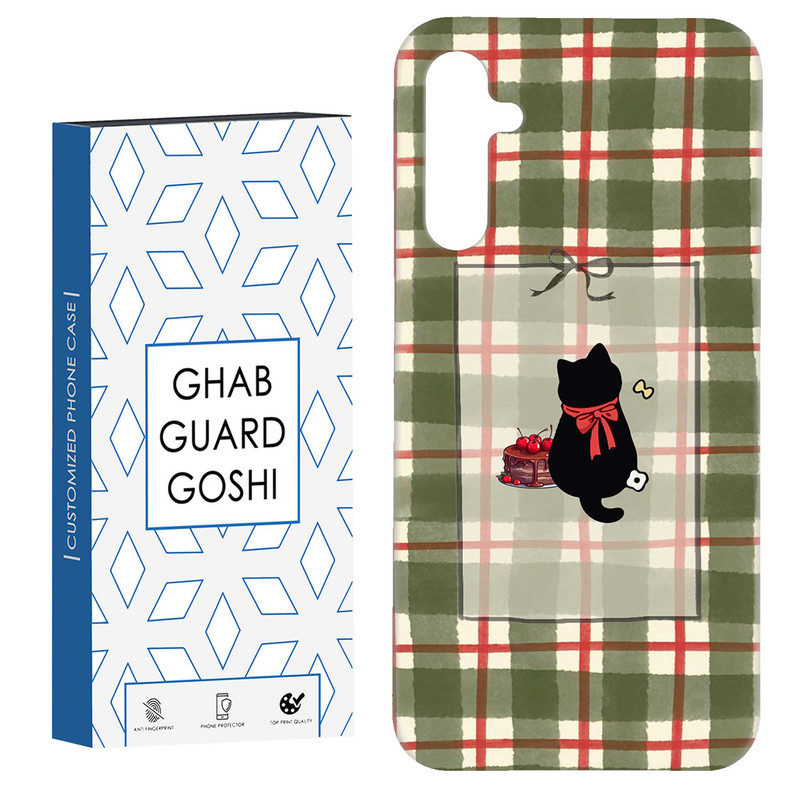کاور قاب گارد گوشی طرح گربه کد Dimo-657 مناسب برای گوشی موبایل سامسونگ Galaxy A14