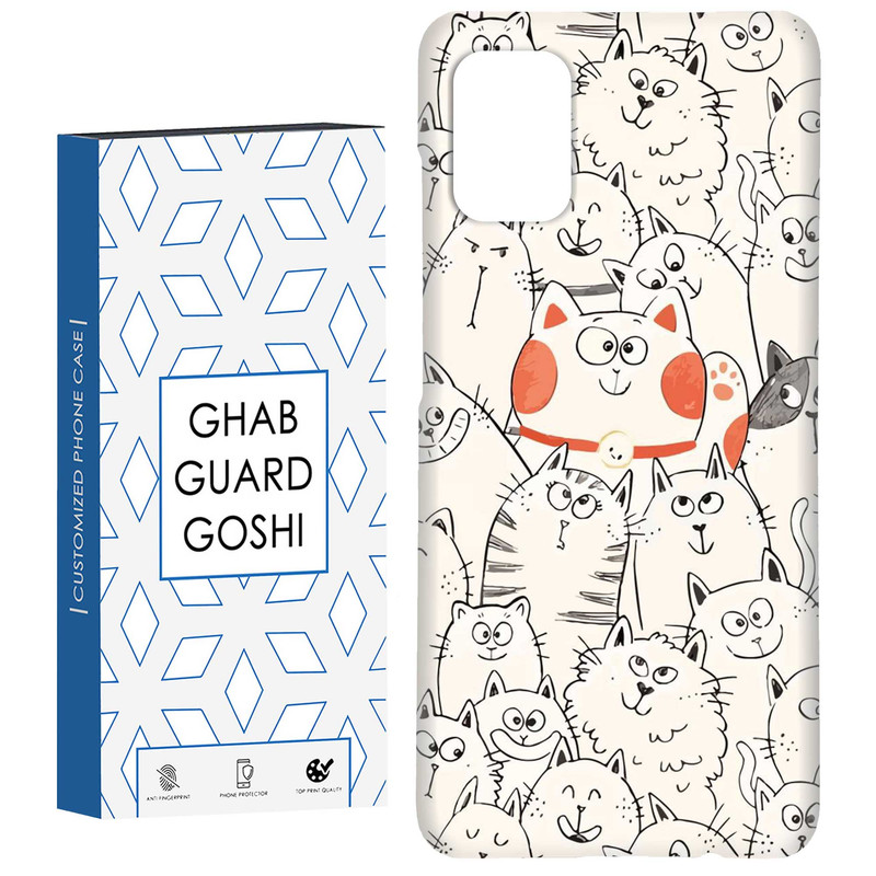 کاور قاب گارد گوشی طرح گربه کد Dimo-024 مناسب برای گوشی موبایل سامسونگ Galaxy A31