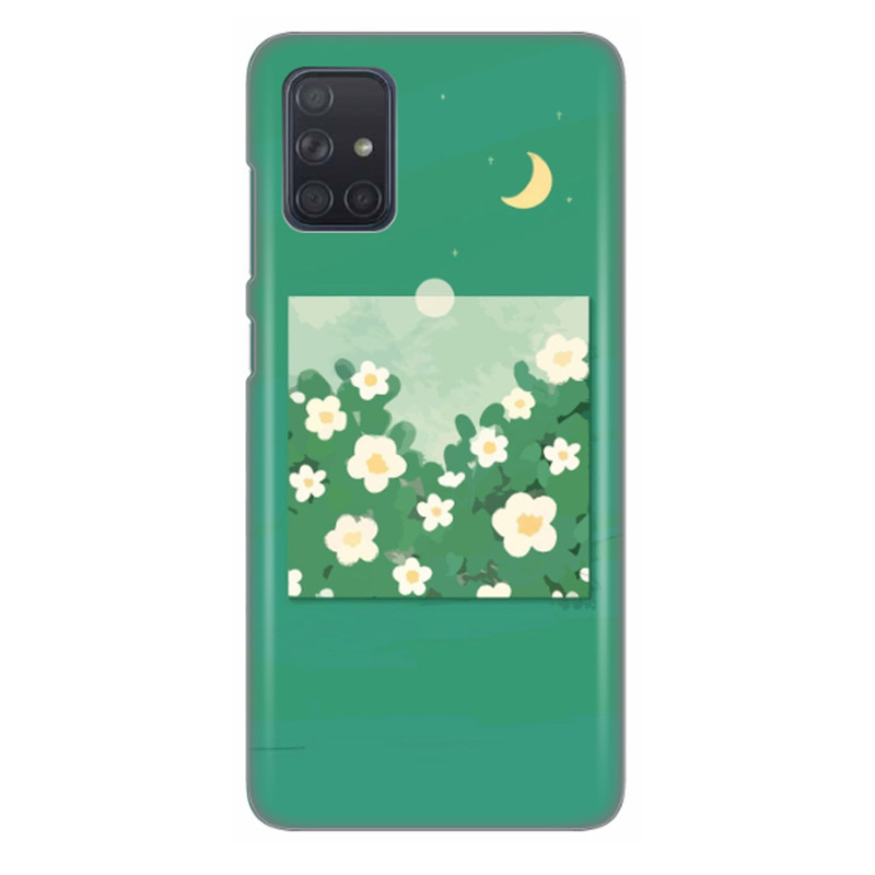 کاور طرح ماه و گل کد DIMO-028 مناسب برای گوشی موبایل سامسونگ Galaxy A31