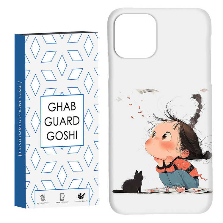 کاور قاب گارد گوشی طرح دختر ملوس کد Dimo-965 مناسب برای گوشی موبایل اپل IPHONE 11 PRO MAX
