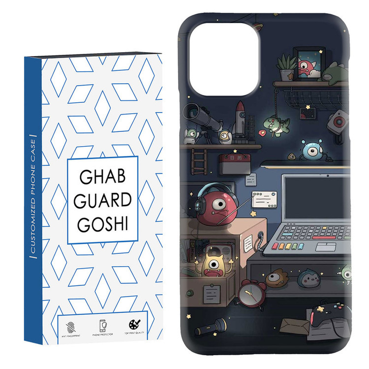 کاور قاب گارد گوشی طرح فانتزی کد Dimo-883 مناسب برای گوشی موبایل اپل IPHONE 11 PRO MAX