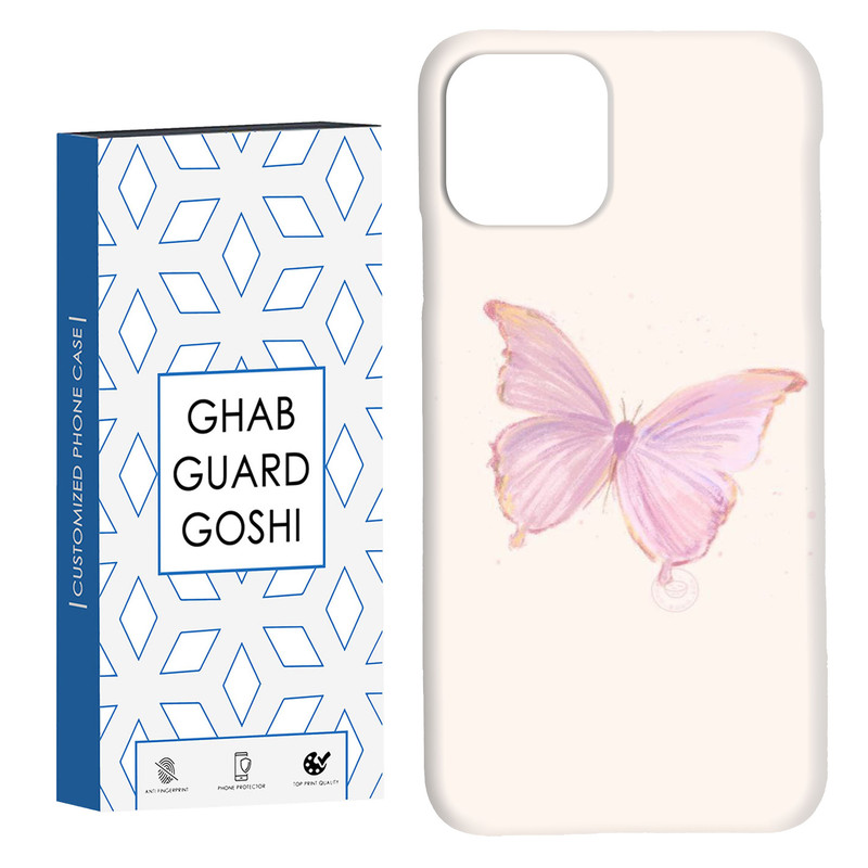 کاور قاب گارد گوشی طرح پروانه کد Dimo-336 مناسب برای گوشی موبایل اپل IPHONE 11 PRO