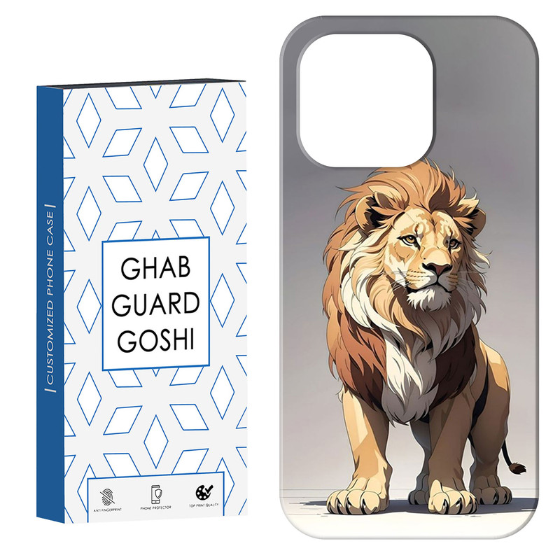 کاور قاب گارد گوشی طرح شیر کد Dimo-372 مناسب برای گوشی موبایل اپل IPHONE 16 PRO MAX