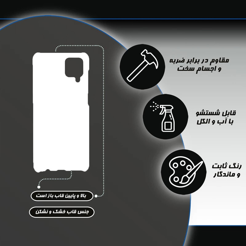 کاور طرح Nokia کد DIMO-096 مناسب برای گوشی موبایل سامسونگ Galaxy A12