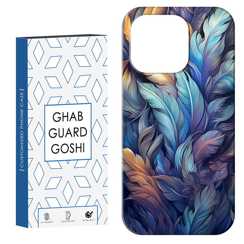 کاور قاب گارد گوشی طرح پر کد Dimo-381 مناسب برای گوشی موبایل اپل IPHONE 14 PRO MAX