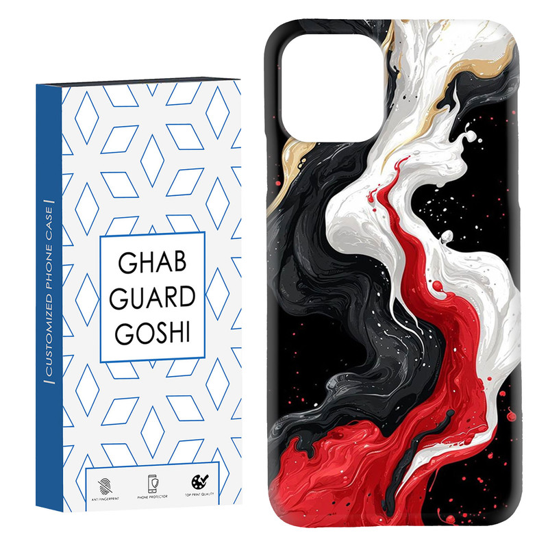 کاور قاب گارد گوشی طرح آبرنگی کد Dimo-582 مناسب برای گوشی موبایل اپل IPHONE 11 PRO MAX