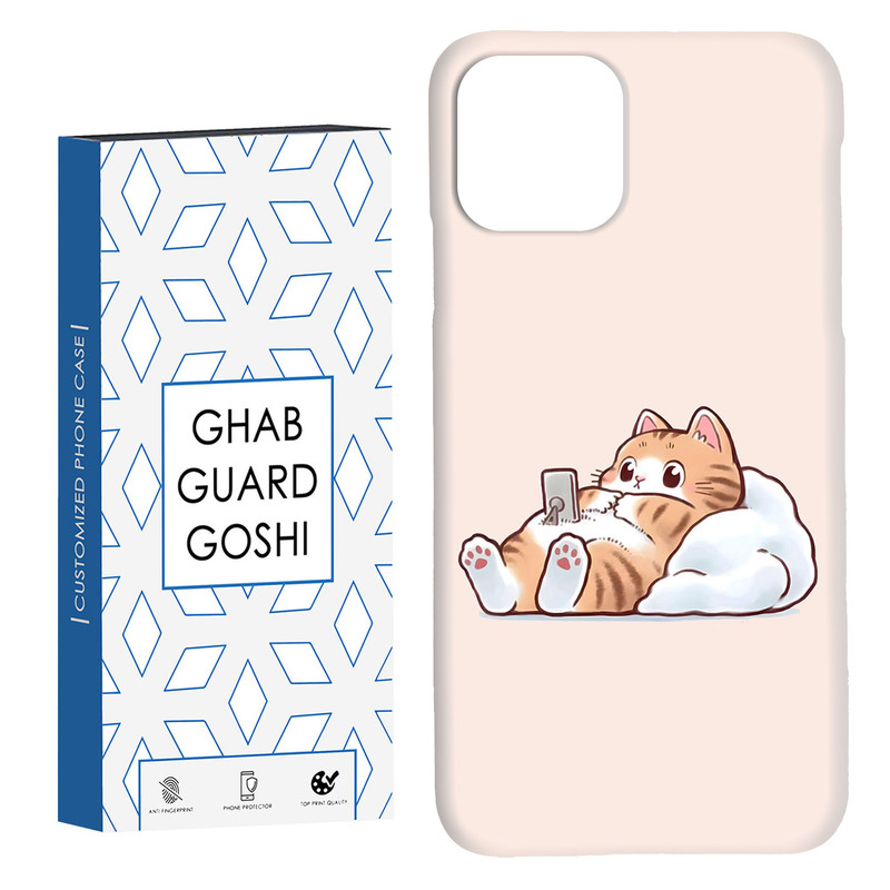 کاور قاب گارد گوشی طرح گربه کد Dimo-682 مناسب برای گوشی موبایل اپل IPHONE 11 PRO MAX
