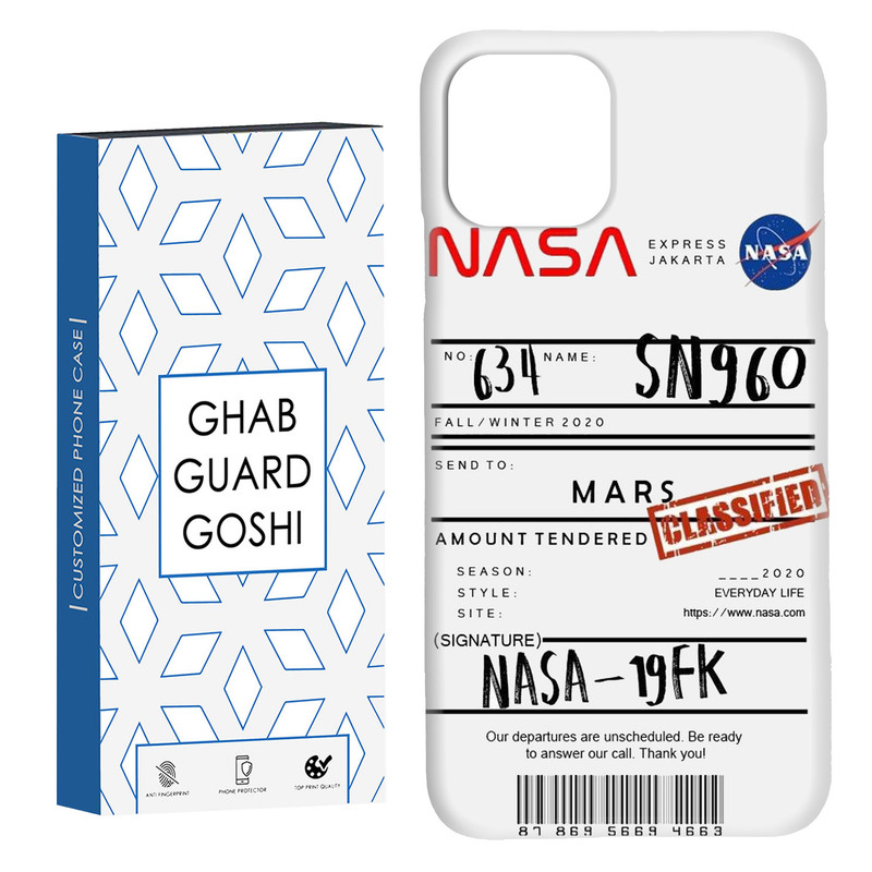 کاور قاب گارد گوشی طرح ناسا کد Dimo-192 مناسب برای گوشی موبایل اپل IPHONE 11 PRO MAX