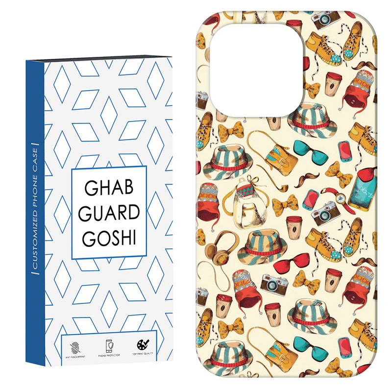 کاور قاب گارد گوشی طرح عینک و کلاه کد Dimo-788 مناسب برای گوشی موبایل اپل IPHONE 14 PRO MAX