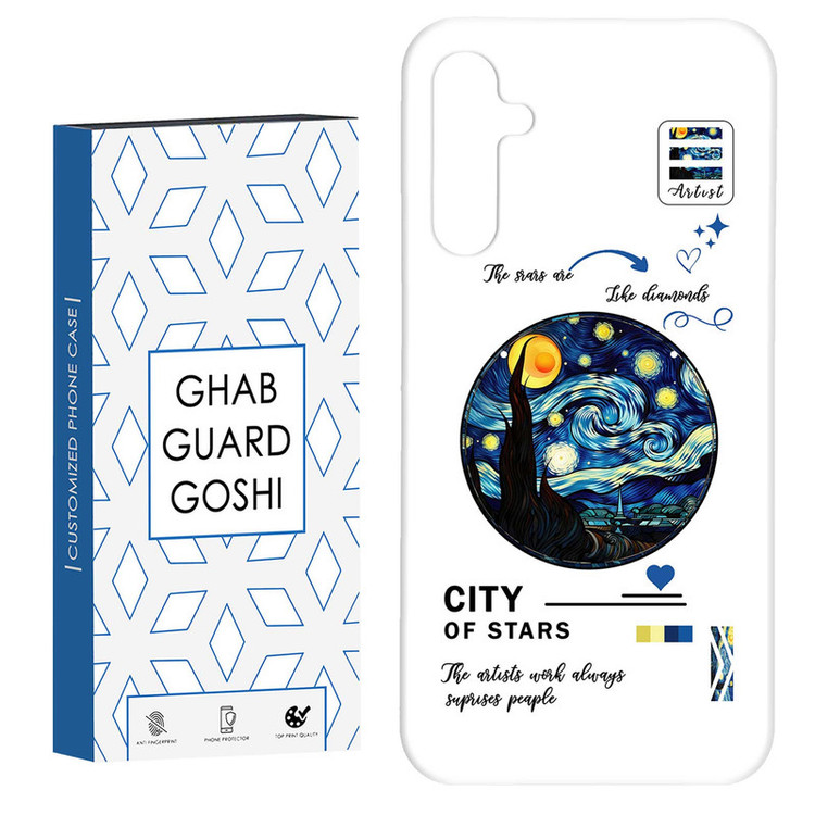 کاور قاب گارد گوشی طرح ونگوگ کد Dimo-680 مناسب برای گوشی موبایل سامسونگ Galaxy A14