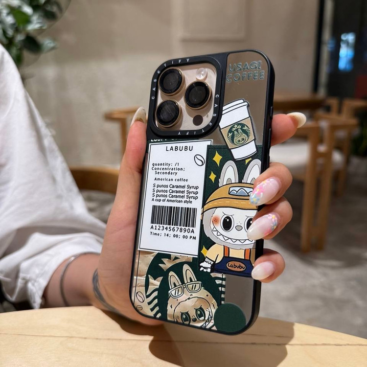 قاب مدل قاب لبوبو طرح کافی مناسب برای گوشی آیفون iPhone ۱2 Pro کد Tor-۱