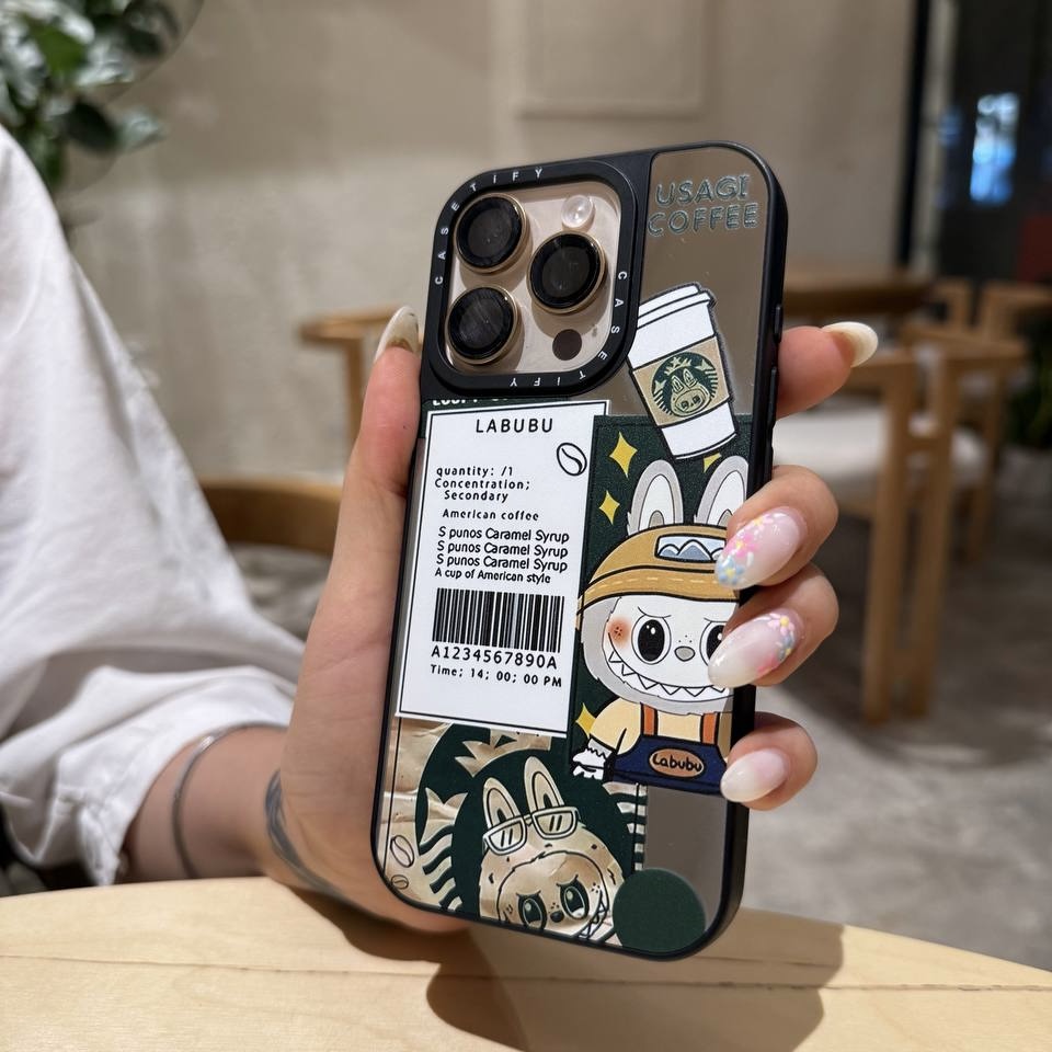قاب مدل قاب لبوبو طرح کافی مناسب برای گوشی آیفون iPhone ۱2 کد Tor-۱