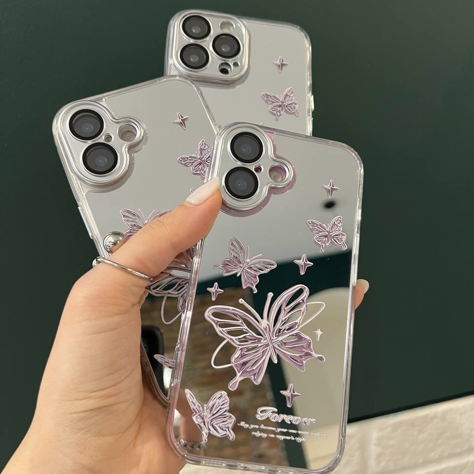 قاب مدل پروانه اینه ای مناسب برای گوشی آیفون iPhone ۱6 کد Tor-۱