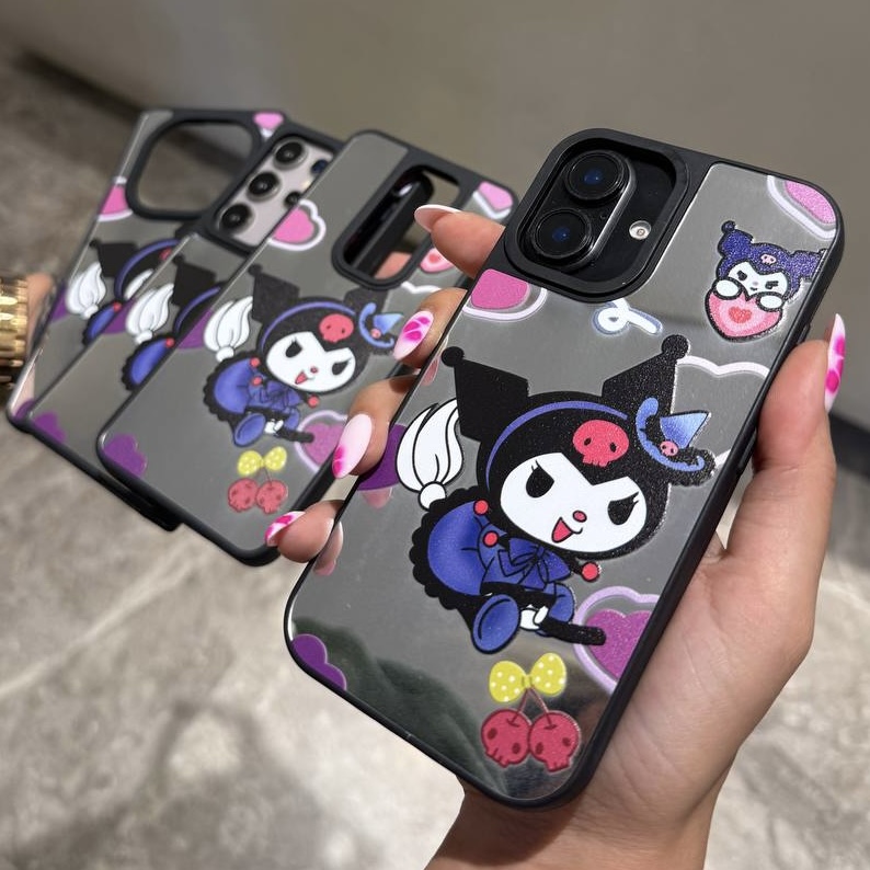 قاب مدل kuromi mirror مناسب برای گوشی آیفون iPhone 16 کد Tor-۱