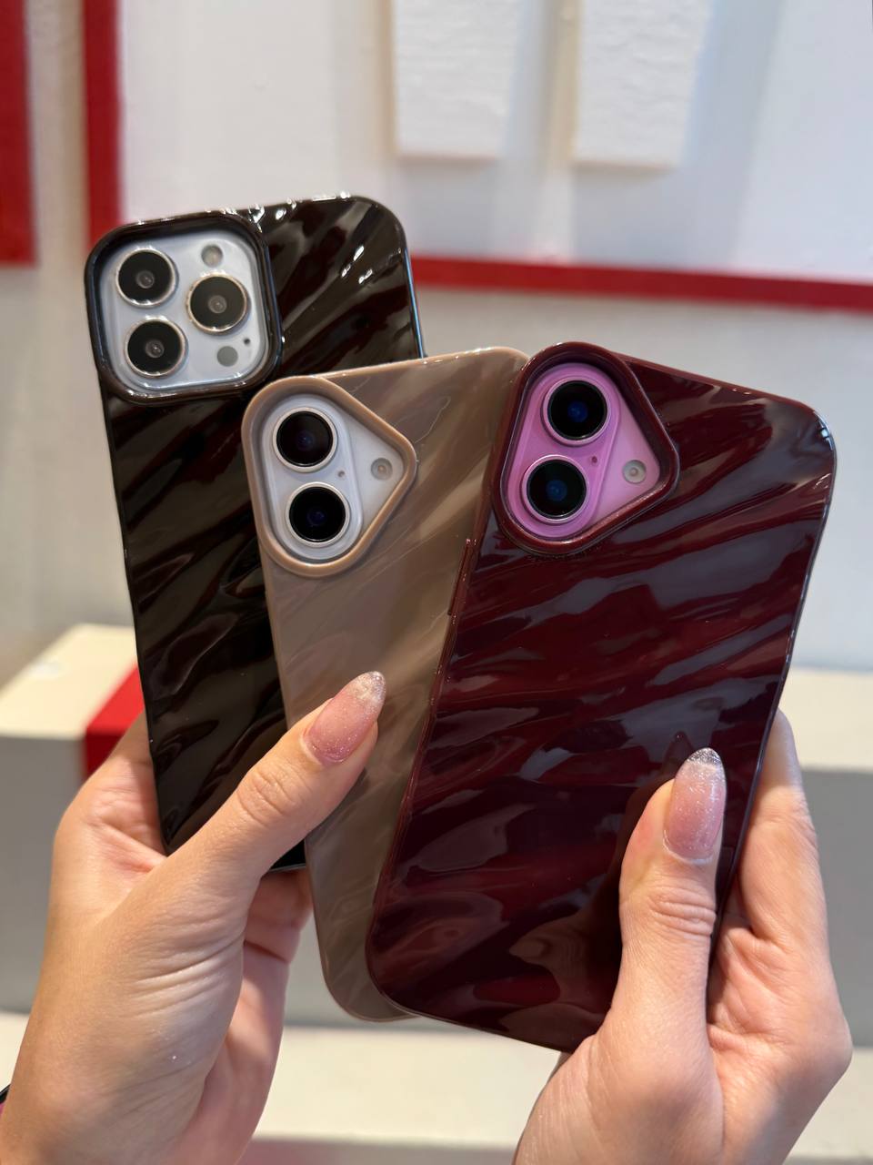 قاب مدل wave espresso مناسب برای گوشی آیفون iPhone 12 promax کد Tor-۱