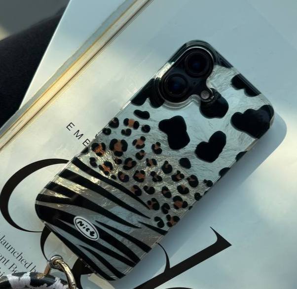 قاب مدل پلنگی بدون آویز مناسب برای گوشی آیفون iPhone 15 pro کد Tor-۱