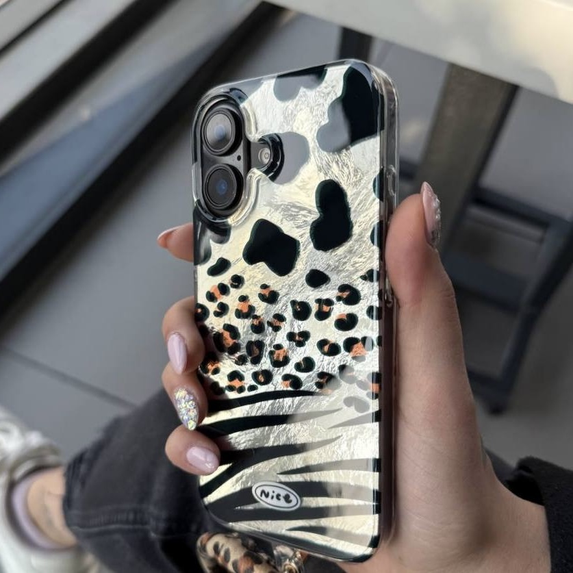 قاب مدل پلنگی بدون آویز مناسب برای گوشی آیفون iPhone 15 pro کد Tor-۱