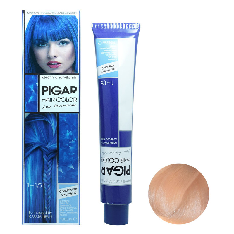 رنگ مو پیگار شماره PF.2 حجم 100 میلی لیتر رنگ یخی ایسلندی