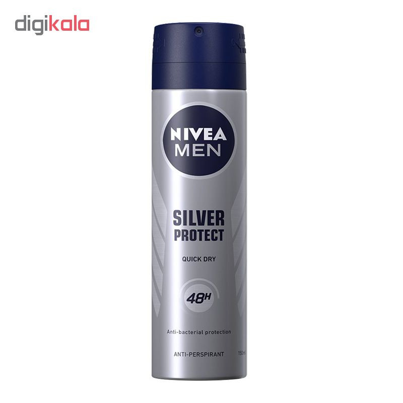 اسپری مردانه نیوآ مدل Silver Protect حجم 150 میلی لیتر