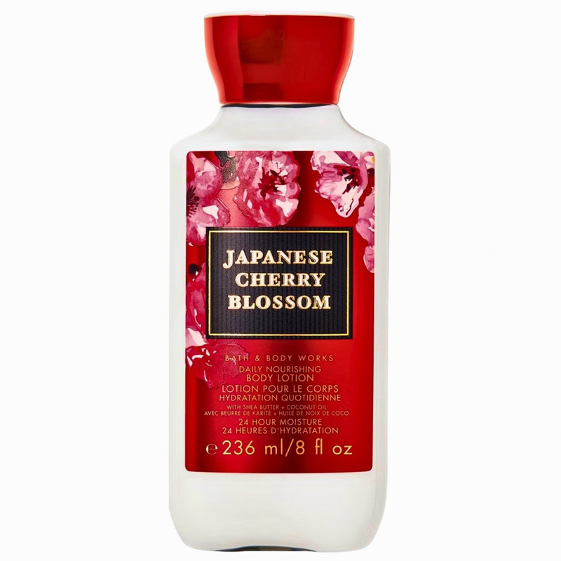 لوسیون بدن بس اند بادی ورکز مدل Japanese Cherry Blossom حجم 236 میلی لیتر