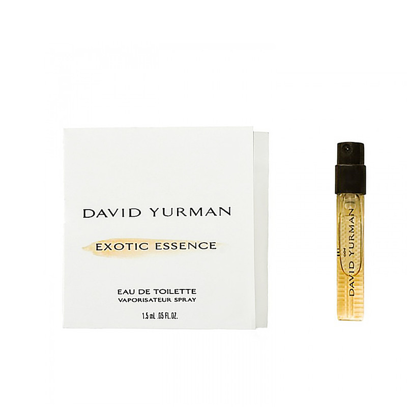 عطر جیبی زنانه دیوید یورمن مدل Exotic Essence با رایحه شیرین حجم 1.5 میلیلیتر بسته 50 عددی