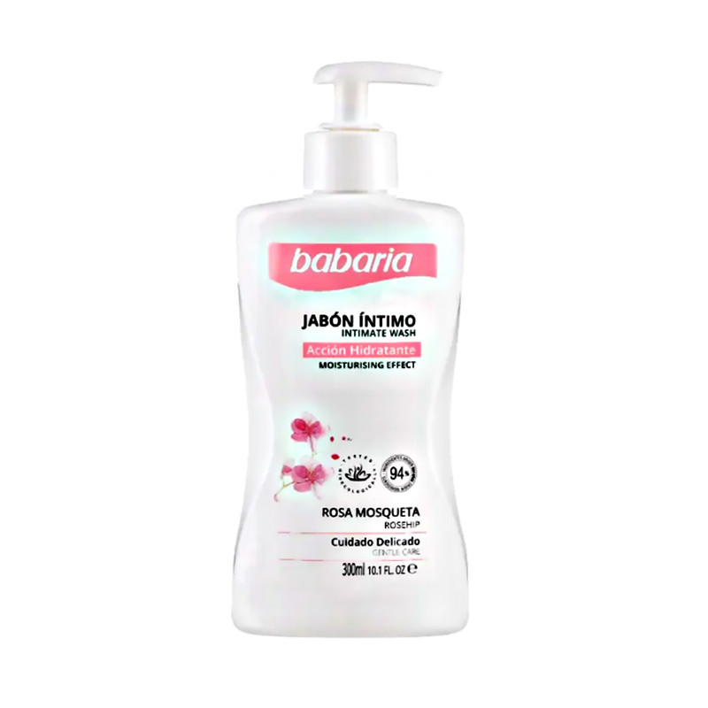ژل بهداشتی بانوان باباریا مدل Jabon Intimo rosa حجم 300 میلیلیتر