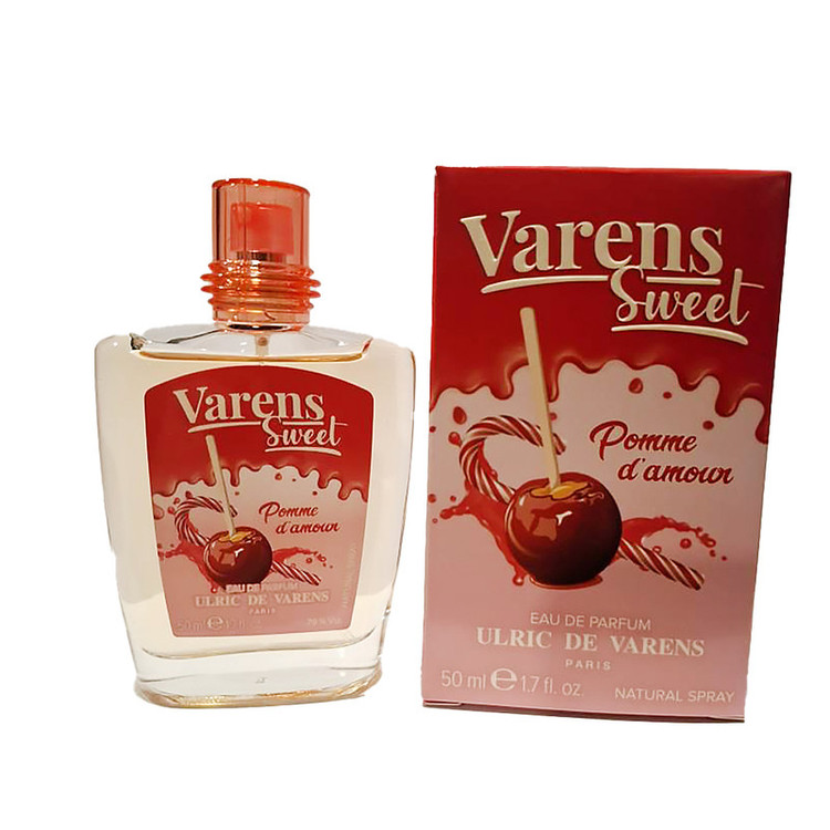 ادوپرفیوم اولریک دو وارن مدل pomme d amour با رایحه شیرین حجم 50 میلیلیتر