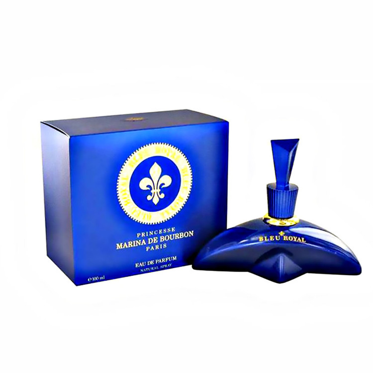 ادوپرفیوم زنانه پرنسس مارینا دو بوربون مدل Bleu Royal با رایحه خنک حجم 100 میلیلیتر