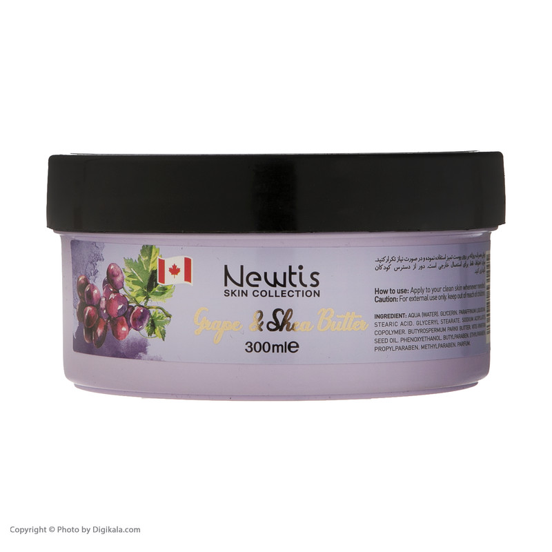 کرم مرطوب کننده نیوتیس مدل grape حجم 300 میلی لیتر