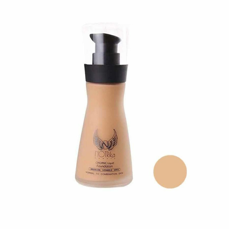 کرم پودر مایع SPF 8 نوتریکا مدل 01 شماره F11 مناسب برای انواع پوست حجم 30 میلیلیتر