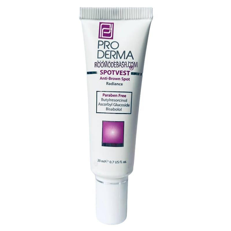 کرم ضد لک پرودرما سری Spotvest مدل Radiance حجم 20 میلی لیتر