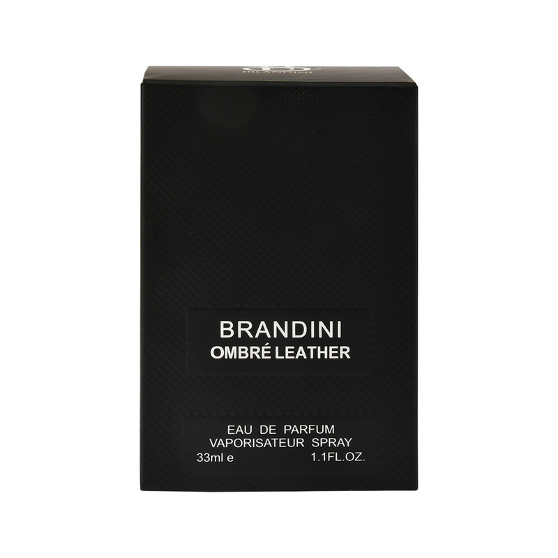 عطر جیبی مردانه برندینی مدل OMBRE LEATHER با رایحه گرم حجم 33 میلیلیتر