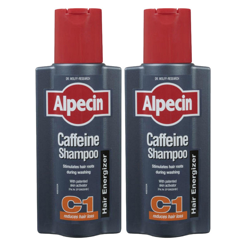 شامپو مو آلپسین مدل Caffeine C1 حجم 250 میلی لیتر مجموعه 2 عددی