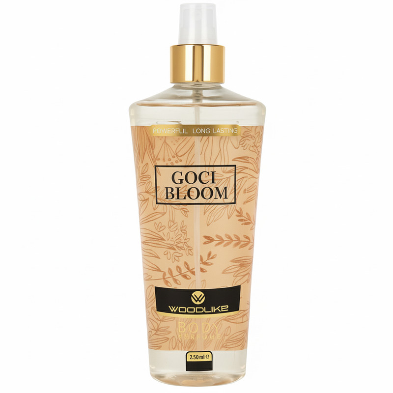 بادی اسپلش زنانه وودلایک مدل GOCI BLOOM حجم 250 میلی‌لیتر