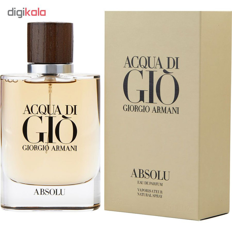 ادو پرفیوم مردانه جورجیو آرمانی مدل Acqua Di Gio Absolu حجم 125 میلی لیتر